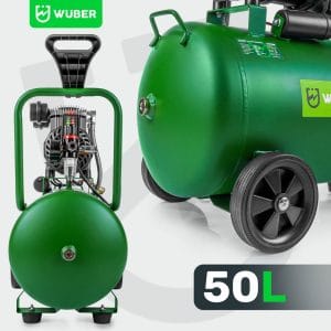 Compresor de aer silentios Wuber, putere 1500W, rezervor 50L