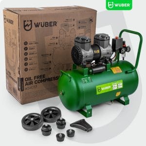 Compresor de aer silentios Wuber, putere 1500W, rezervor 50L