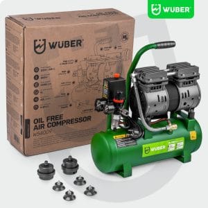 Compresor de aer silentios Wuber, putere 550W, rezervor 9L