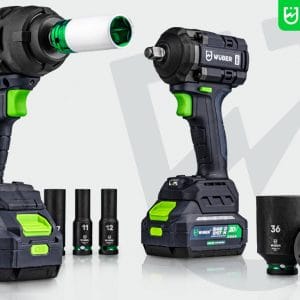 Set chei tubulare impact 1/2” Wuber, 35 piese