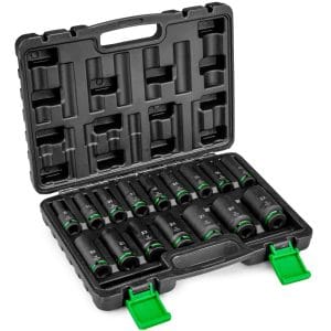 Set chei tubulare impact 1/2” Wuber, 16 piese