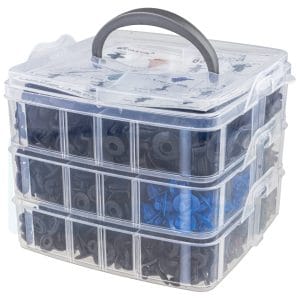 Set clipsuri cleme auto de plastic, universale, 635 piese