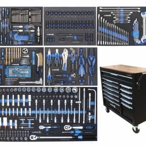 Dulap atelier auto echipat cu 356 scule