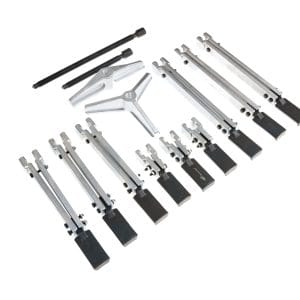 Set extractor universal pentru rulmenti, 13 piese, 2 si 3 brate, 50-160mm