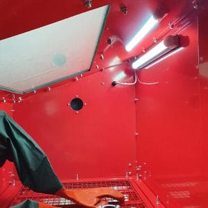 Cabina pentru sablat piese 220L