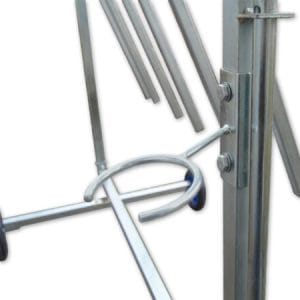 Suport pentru vopsit, rotativ, 10 brate, 360 °, zincat