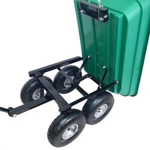 Carucior de gradina basculant, 150 kg, 52l