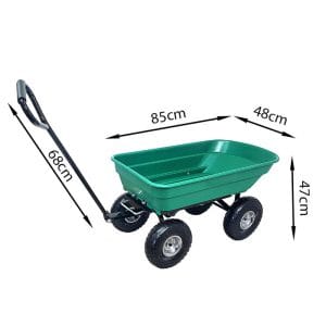 Carucior de gradina basculant, 150 kg, 52l