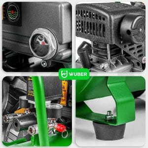 Compresor Aer WUBER 50L, 1500W, 8 BAR, 120 l/min