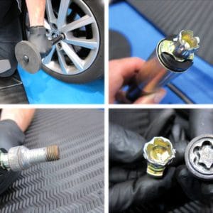 Trusa universala pentru extras suruburi antifurt