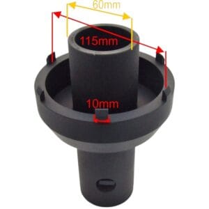 Cheie tubulara pentru piulita butuci Mercedes Actros, 105 - 125 mm