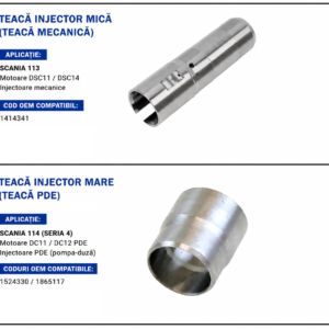 Trusa extras teci injectoare Scania 113 114, extractor camasi injectoare DSC11 DC11