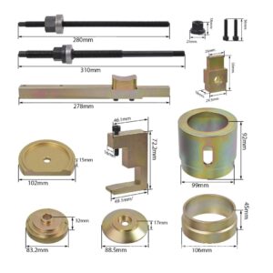 Presa pentru inlocuit bucsa cadru motor VAG, 13 piese