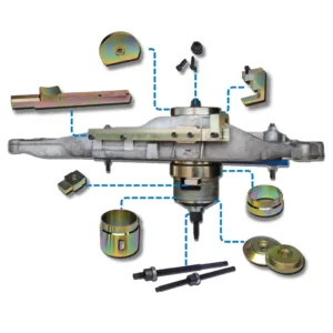 Presa pentru inlocuit bucsa cadru motor VAG, 13 piese