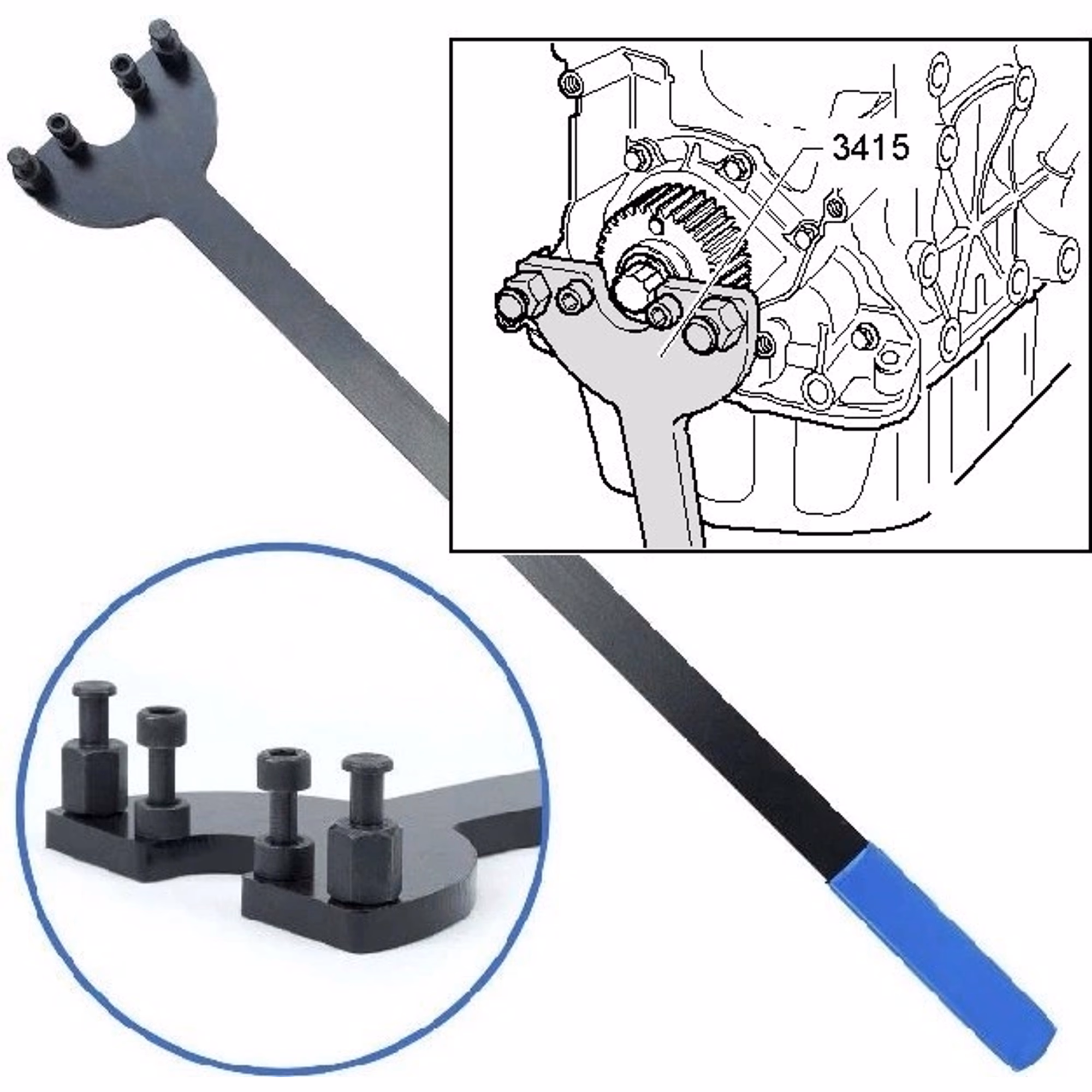 cheie-blocare-fulie-arbore-cotit-vag-vw-audi-skoda11 Cheie blocator fulie arbore cotit VAG Nectools