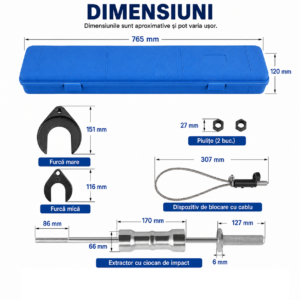 Trusa extractor planetara cu ciocan culisant Nectools