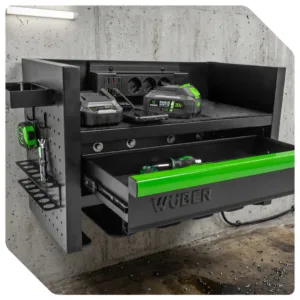 Dulap organizator de perete pentru scule electrice si pneumatice Wuber